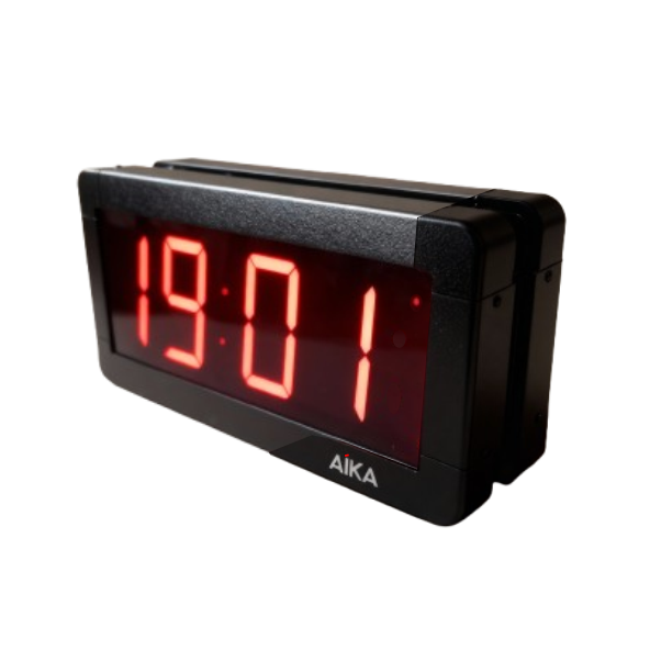 aika ntp digital clock 4 digit , jam digital berbasis ntp tersinkron dengan ntp server gps
